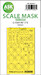 Masking Set Lockheed C130J-30 Hercules Glasspart and wheels (Zvezda) Single Sided 200-M72077