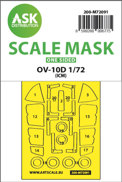 Masking Set OV10D Bronco (ICM) Single Sided  200-M72091