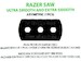 Razor blade Saw Ultra smooth and extra smooth (70/43 Teeth) 1 blade 200-T001