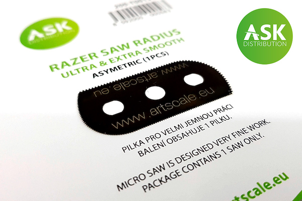 Razor blade Saw with Radius Ultra smooth and extra smooth (70/43 Teeth 5 blades  200-T0016