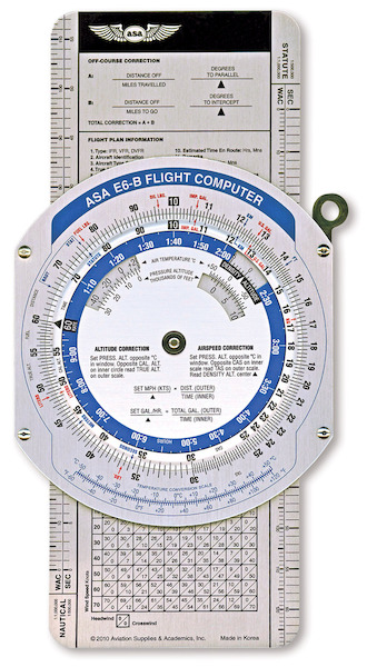 E6-B Color Flight Computer  PNR ASA-E6B-COLOR