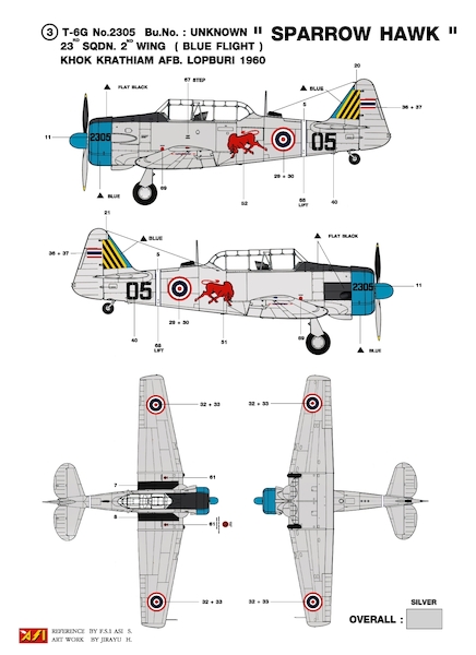 North American T6 Texan (Royal Thai AF)  asi4803