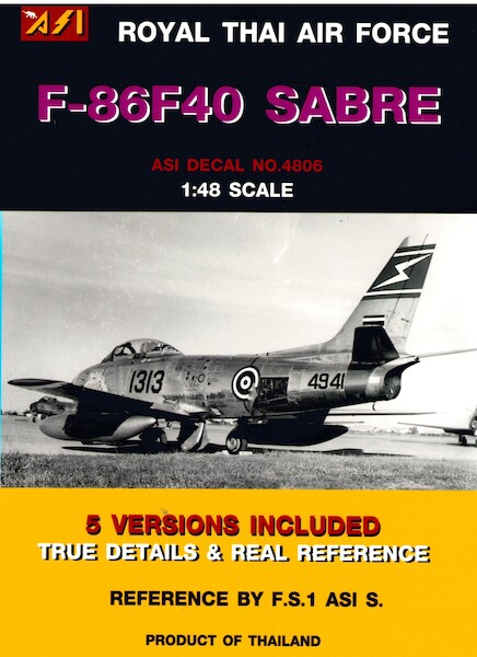 North American F86F-40 Sabre (Royal Thai AF)  asi4806