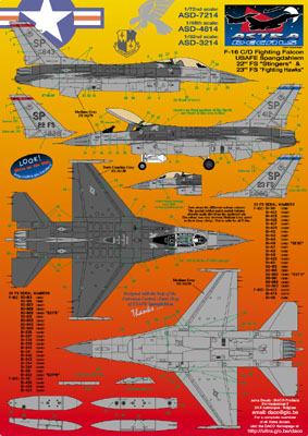 F16C Fighting Falcon USAFE Spangdahlem ASD3214
