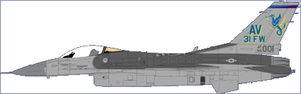 F16C Fighting Falcon USAFE Aviano part 1 (31FW Flagship)  ASD7207