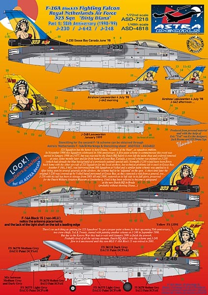 F-16A MLU Fighting Falcon (KLu 323sq Diana part 1) asd7218