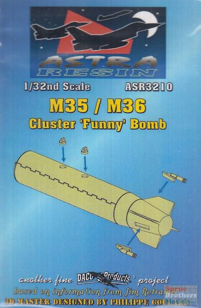M35/M36 Cluster "Funny" Bomb  ASR3210