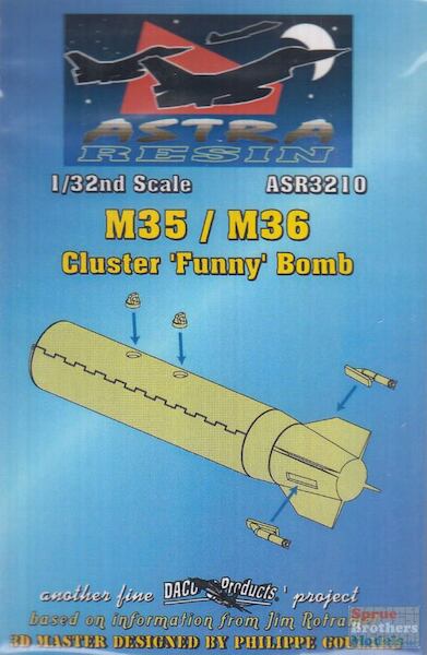 M35/M36 Cluster "Funny" Bomb ASR3210