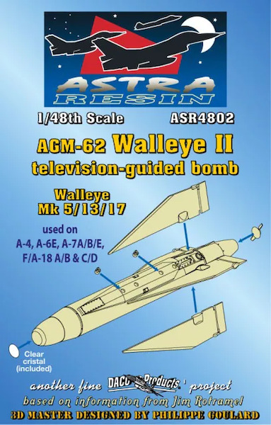 AGM62 Walleye II TV guided Bomb  ASR4802