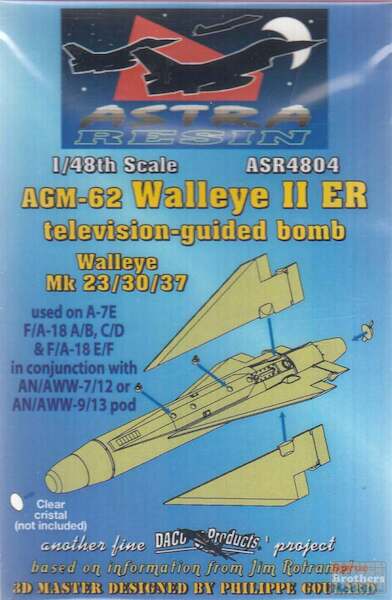 AGM62 Walleye II ER TV guided Bomb (MK23/30/37)  ASR4804