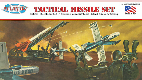 Tactical Missile set  (Little John and Dart) plus 6 Crewman  H1812