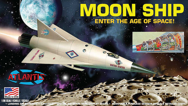 Moonship Spacecraft - Enter the Age of Space  H1825