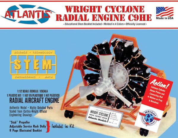 Wright Cyclone 9 Radial Aircraft engine M6052
