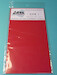 Colour Plastic sheet 180x100mm - Red 1,0mm thick (2x) CPS1