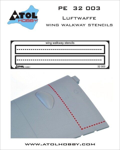 Luftwaffe wing walkway stencils PE32003