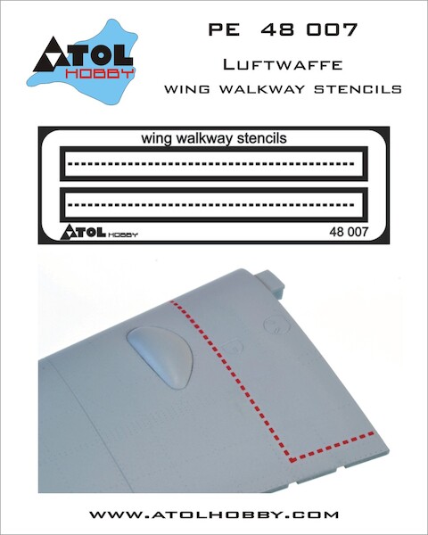 Luftwaffe wing walkway stencils  PE48007
