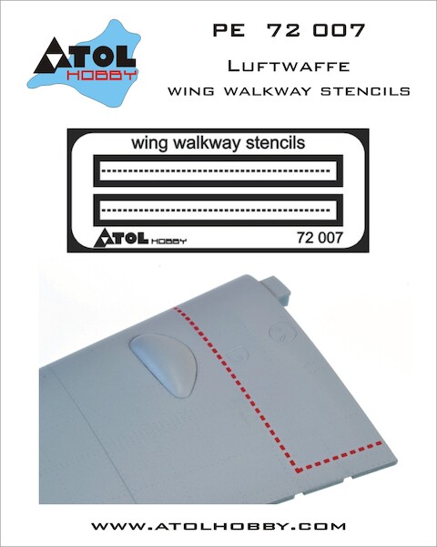 Luftwaffe wing walkway stencils PE72007