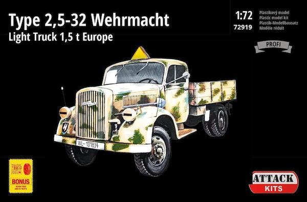 Opel Blitz Type 2,5-32 Light truck 1,5t Europe 72919