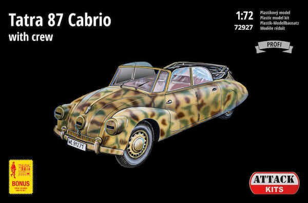 Tatra 87 Cabrio with crew 72927