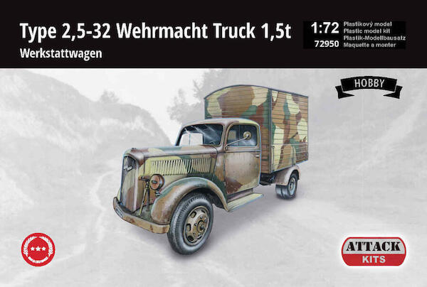 Opel Blitz Type 2,5-32 Light truck 1,5t Werkstattwagen  72950