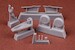 Spitfire retractable tail wheel set (Airfix) buc-24031