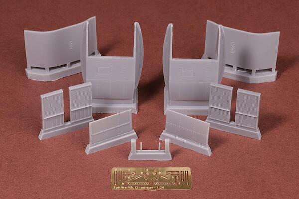 Supermarine Spitfire/Seafire radiators kit buc24024