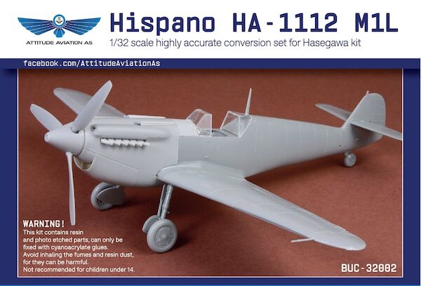 Hispano HA-1112 M1L Conversion set (Hasegawa) buc32002