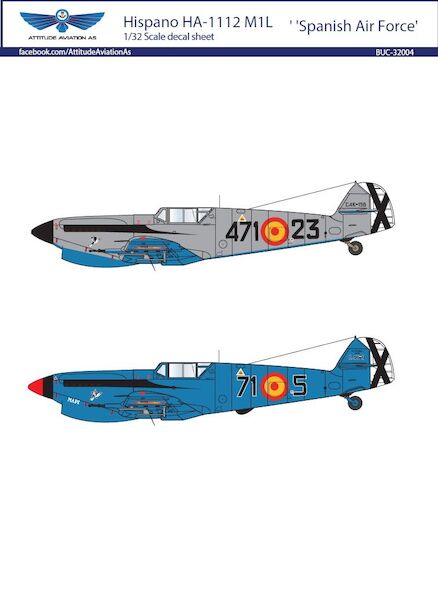 Hispano HA-1112 M1L 'Spanish Air Force" buc32004