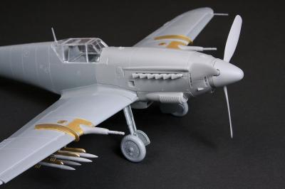 Hispano HA-1112 M1L Wing cannon and rocket set (Hasegawa with Attitude conversion) buc32006