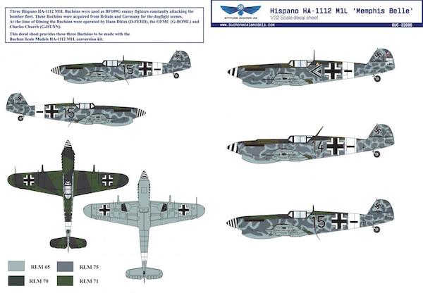 Hispano HA1112 M1L "Memphis belle" buc32008
