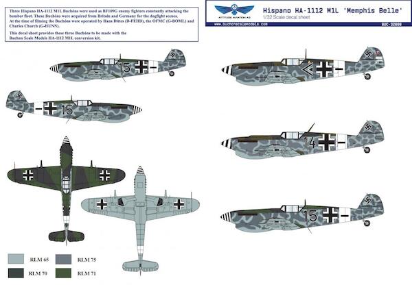 Hispano HA1112 M1L "Memphis belle"  buc32008