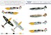 Bf 109/HA-1112 1990s Airshow Star Decals buc32015