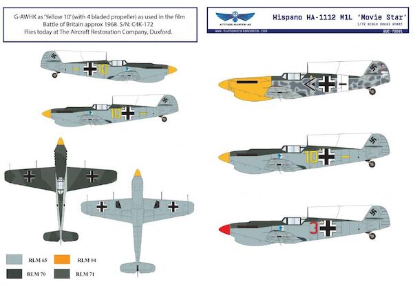 Hispano HA-1112 M1L Buchon 'Movie Star' buc72001