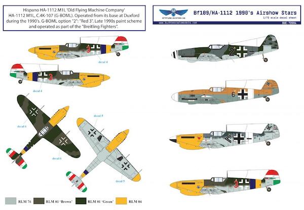 Bf 109/HA-1112 "1990s Airshow" buc72004