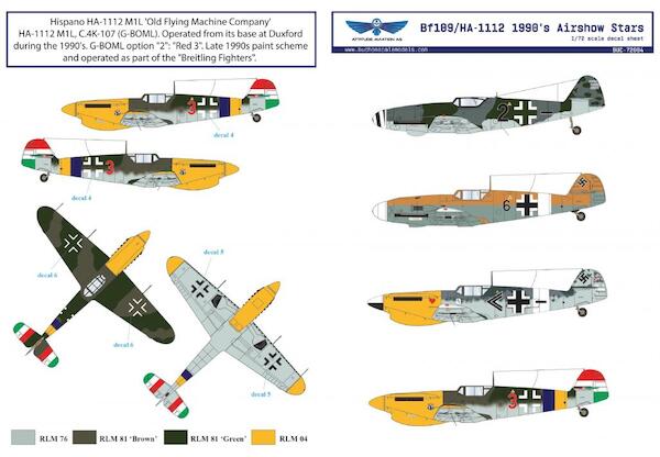 Bf 109/HA-1112 "1990s Airshow"  buc72004