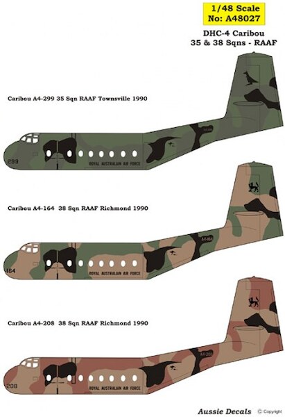 DHC4 Caribou (35sq, 38sq RAAF) A48027