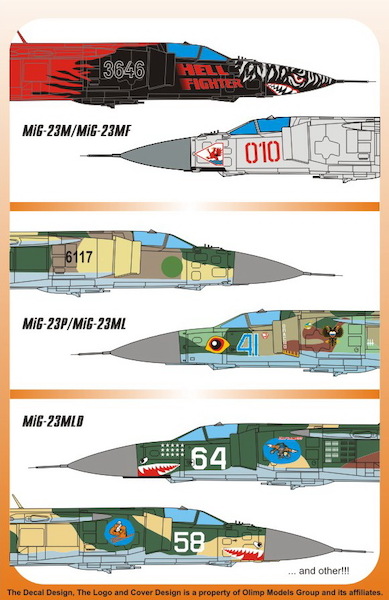 Mikoyan MiG23M/MF Flogger B (Polish, Czech and Russian AF)  ad3201