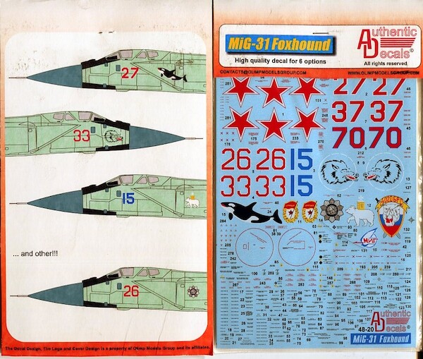 Mikoyan MiG31 Foxhound ad4820