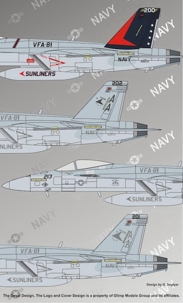 F/A18E Super Hornet (VFA81 Sunliners) ad4837