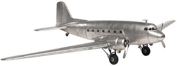 Douglas DC3 Dakota Aluminium Airplane Fully Built Model. AP455