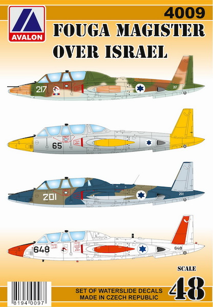 Fouga Magister Over Israel  4009