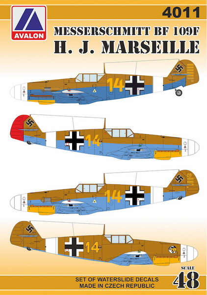 Messerschmitt Bf109F H.J. Marseille 4011