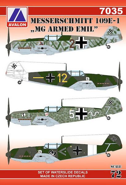 Messerschmitt Bf109E-1 'MG armed Emils' 7035