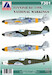 Set of Vinyl masks for Messerschmitt Bf 109G Finnish National markings avd7301