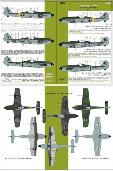 Fw 190D Camouflage & markings Part 1  AV48014