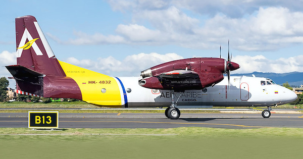 Antonov An-32B AerCaribe Cargo HK-4832 A2034
