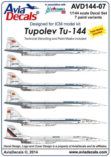 Tupolev Tu144 AVD144-07