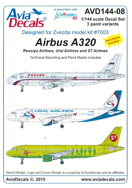 Airbus A320 (Various Russian Airlines) AVD144-08