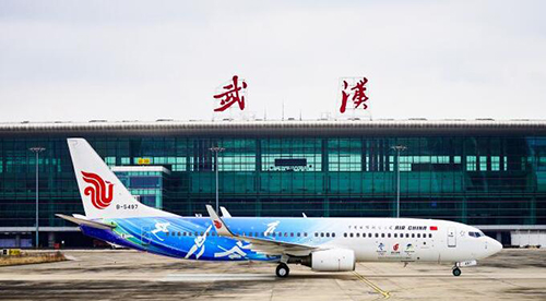 Boeing 737-800 Air China B-5497 with stand AV2048