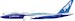 Boeing 787-8 Dreamliner House Colors N787BX